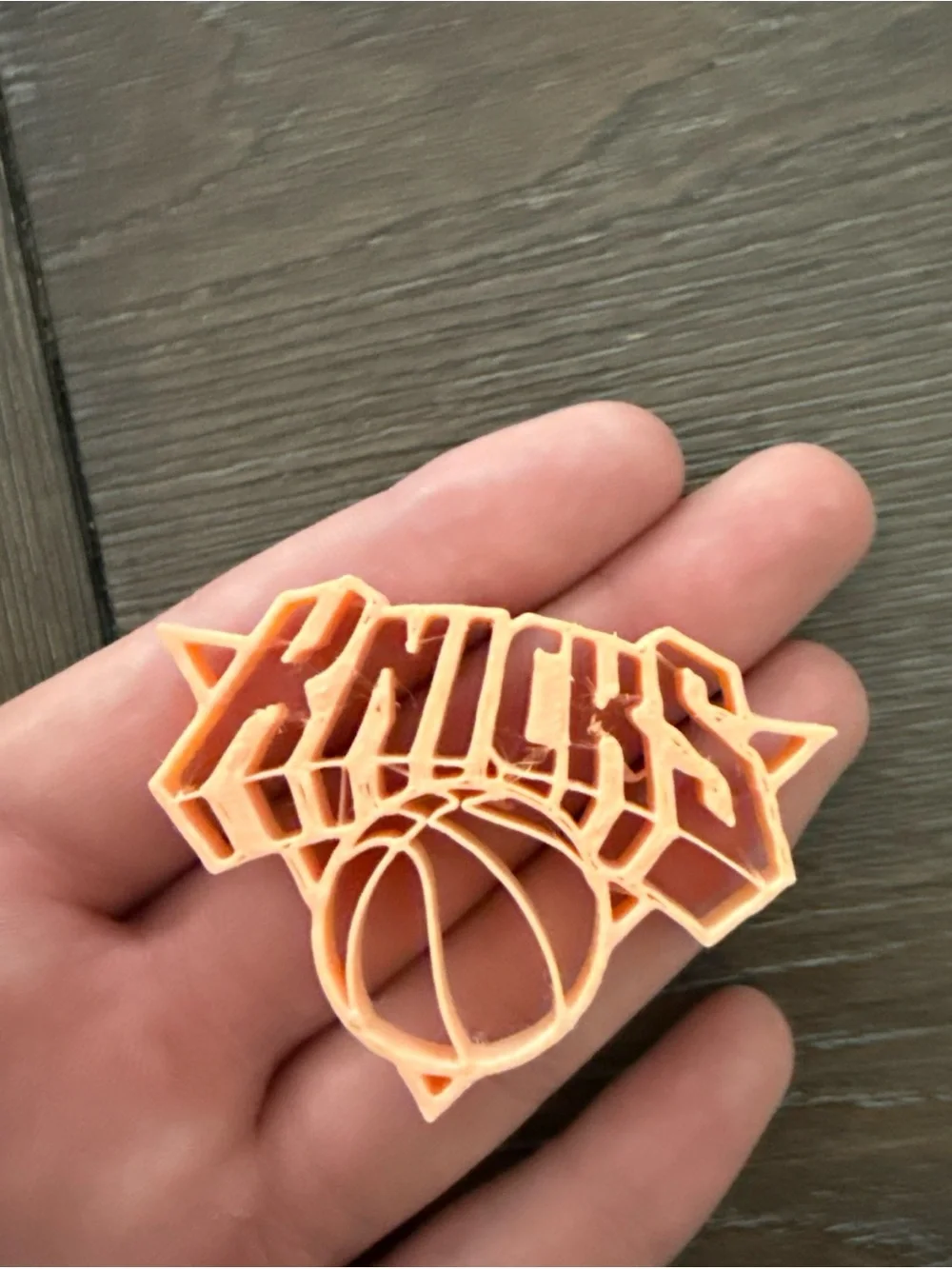 New York Knicks Logo Pin - Orange and Blue